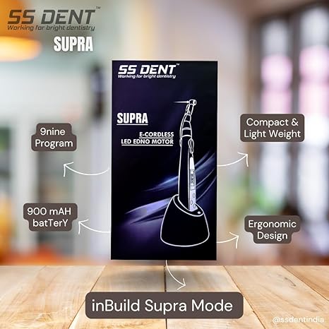 SS Dent Supra Cordless Endomotor LED