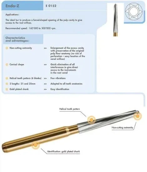 Dentsply Endo-Z Tungsten carbide Bur